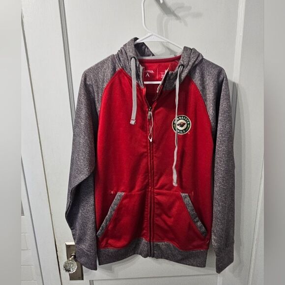 NWT MN Wild Zip Up Hoodie Sz Small - Picture 1 of 5